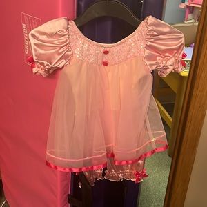 Girls dance recital costume- lullaby style. Comes with matching hair bow.